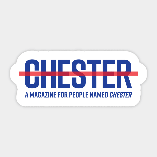 Chester Magazine - Funny T-Shirt - Boy Meets World Sticker by The90sMall